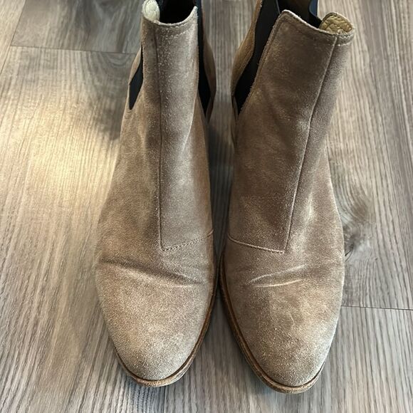 RAG & BONE WALKER NUBUCK CHELSEA BOOT IN TAN SUEDE SIZE 7 (38) EUC - Picture 5 of 11